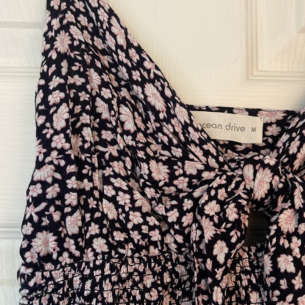 Floral Ribbed Sun Dress - Picture 7 of 7